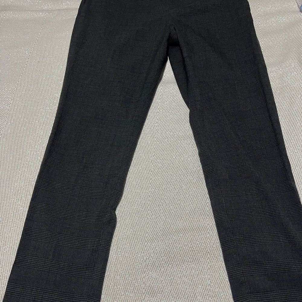 Classic dark gray Plaid Pants